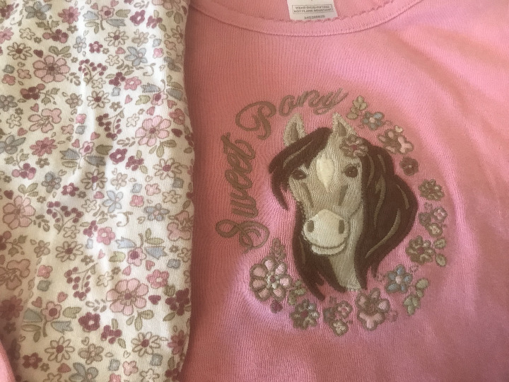 Gymboree VINTAGE horse pajamas 4 RAREUC