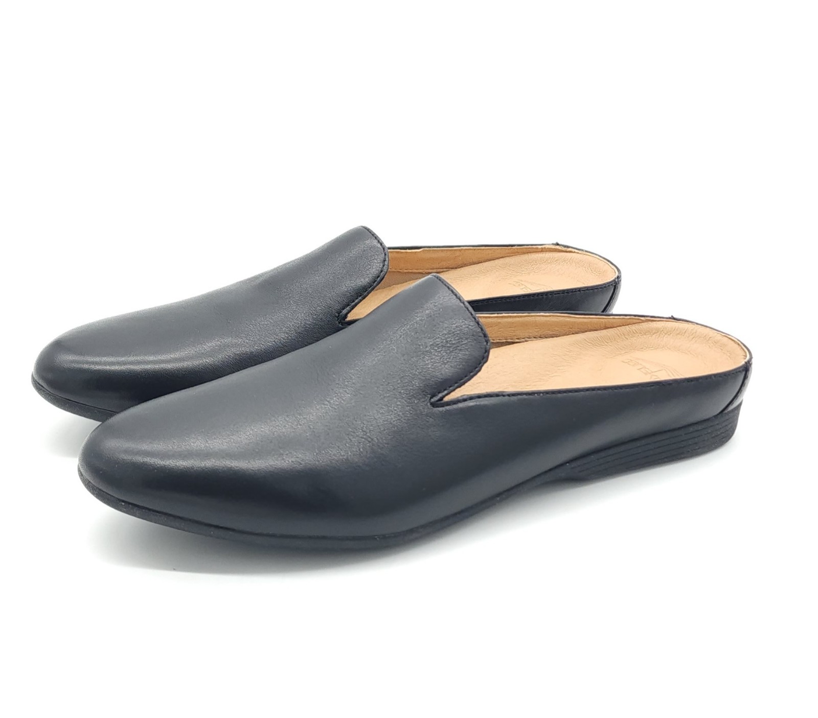 Dansko Lexie Milled Nappa Leather Black Slip-On Mule Women's