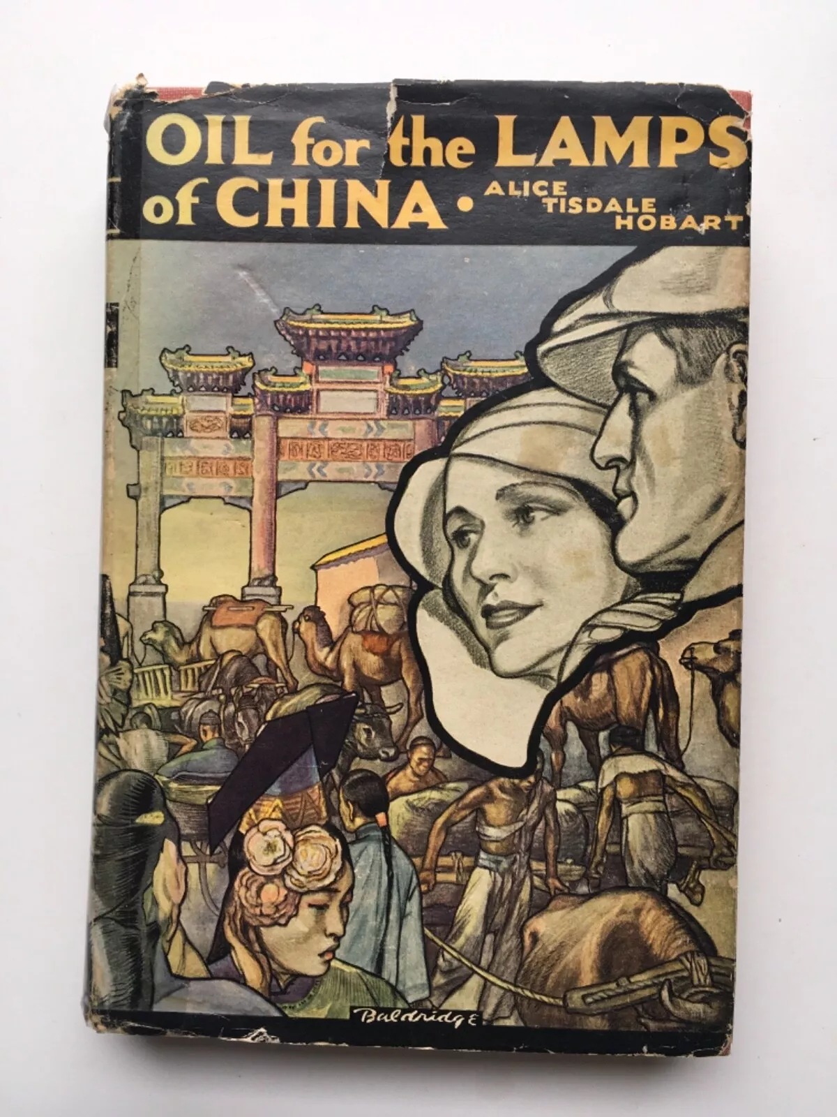 Oil for the Lamps of China by Alice Tisdale Hobart 1933 Hardcover Antique Book