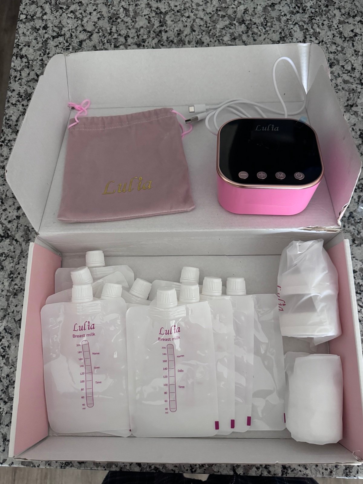Electric breast pump