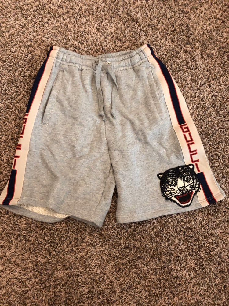 Authentic gucci techincal jersey shorts