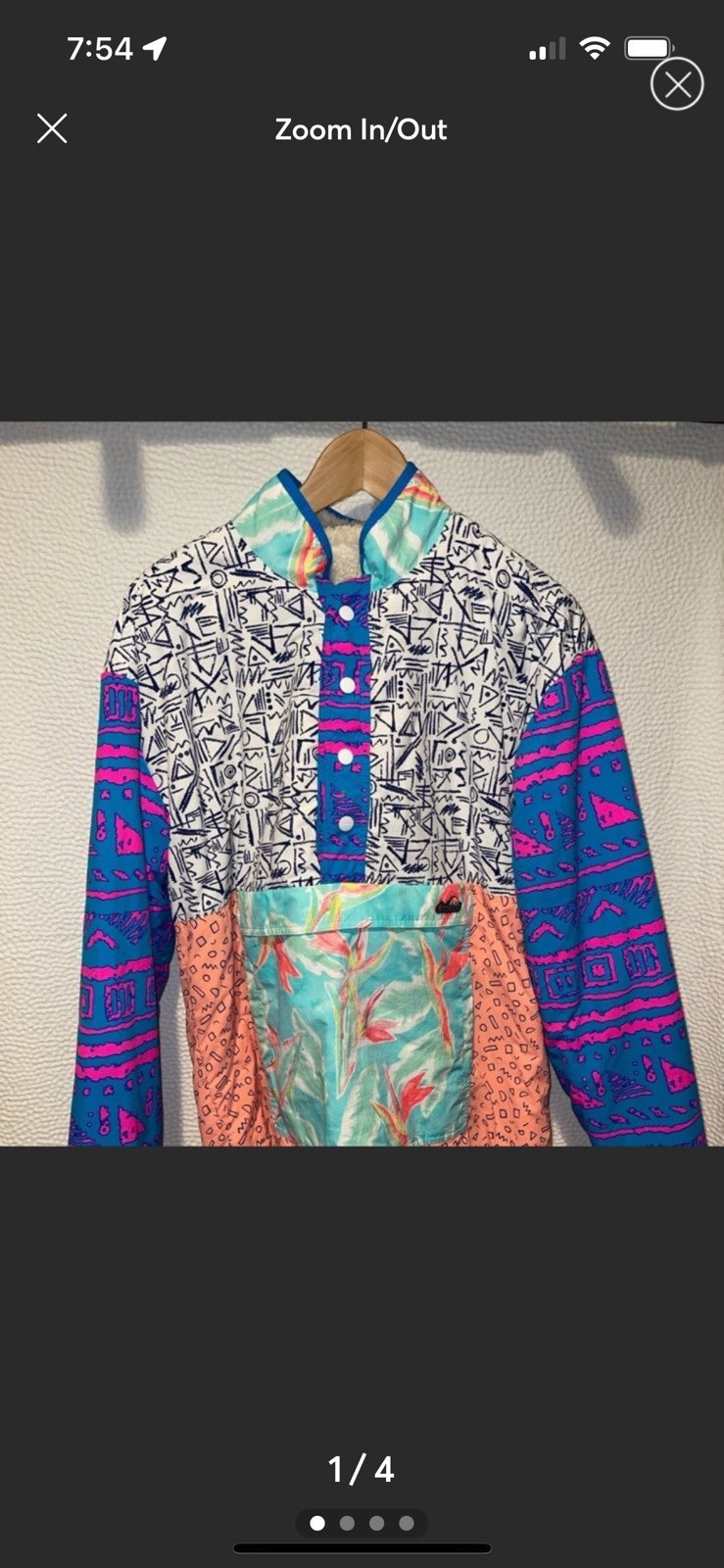 Chubbies Reversible Sherpa Jacket size M