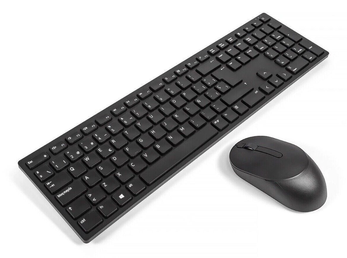 Dell KM5221W Wireless Combo Keyboard & Mouse BLACK