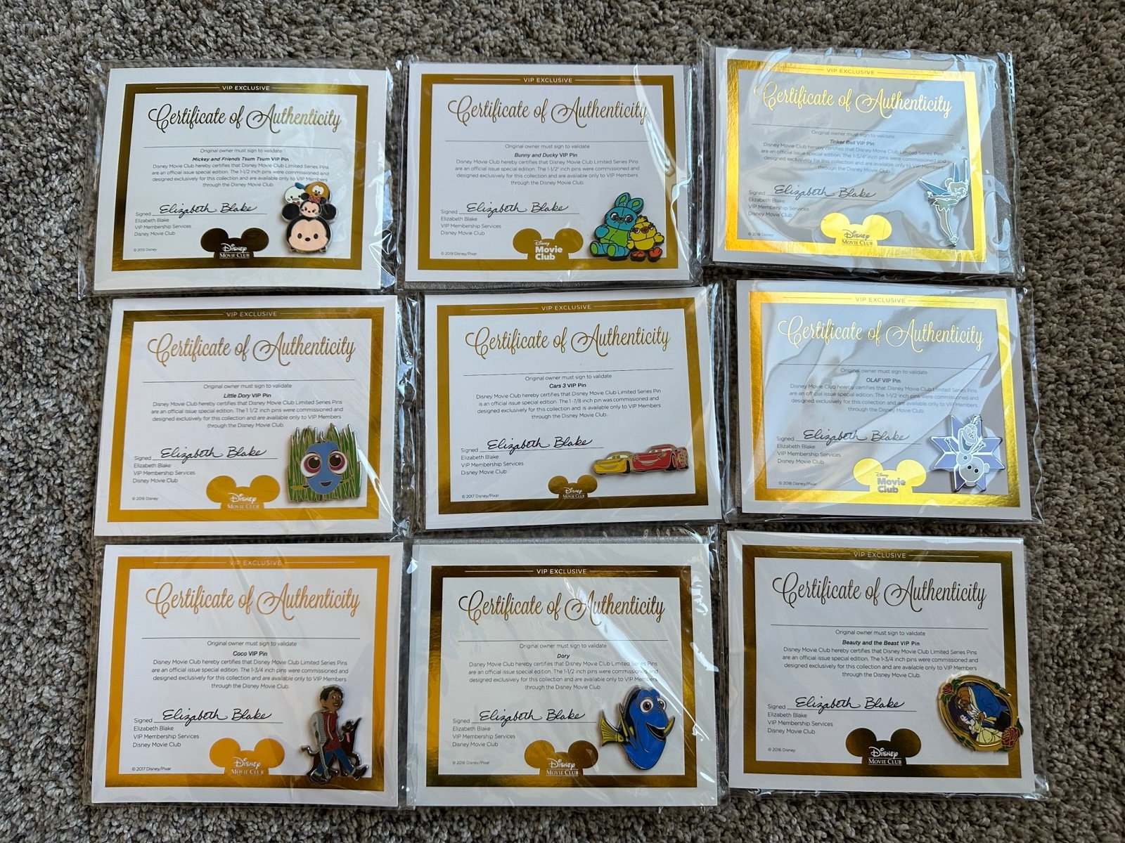 Disney Pin Bundle