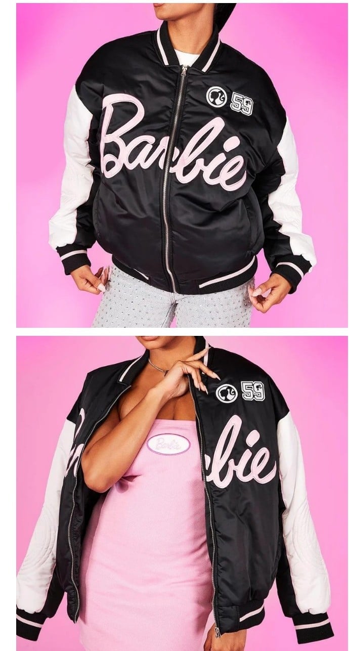 Barbie bomber jacket Small