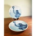 Set 2 Cracker Barrel Coastal Embossed Mermaid Plates 8.5 inch Vintage Nautical