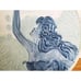 Set 2 Cracker Barrel Coastal Embossed Mermaid Plates 8.5 inch Vintage Nautical