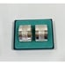 Vintage BSF Silver Plated Pair 2 Napkin Rings In Box Case Dinner Evening Elegant