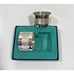 Vintage BSF Silver Plated Pair 2 Napkin Rings In Box Case Dinner Evening Elegant