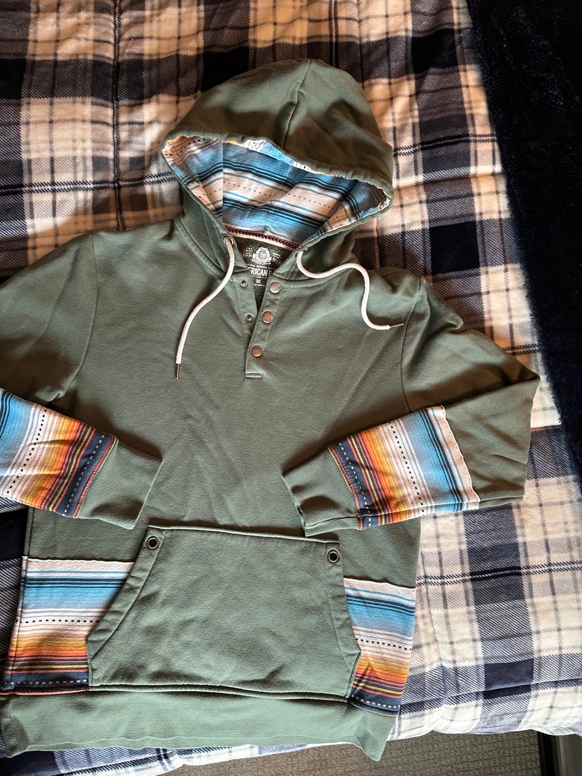 American rag hooded clearance shirt
