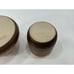 Vintage Hand Made Pottery Stoneware Bud Vase And Bowl Brown Earth Tones Signed