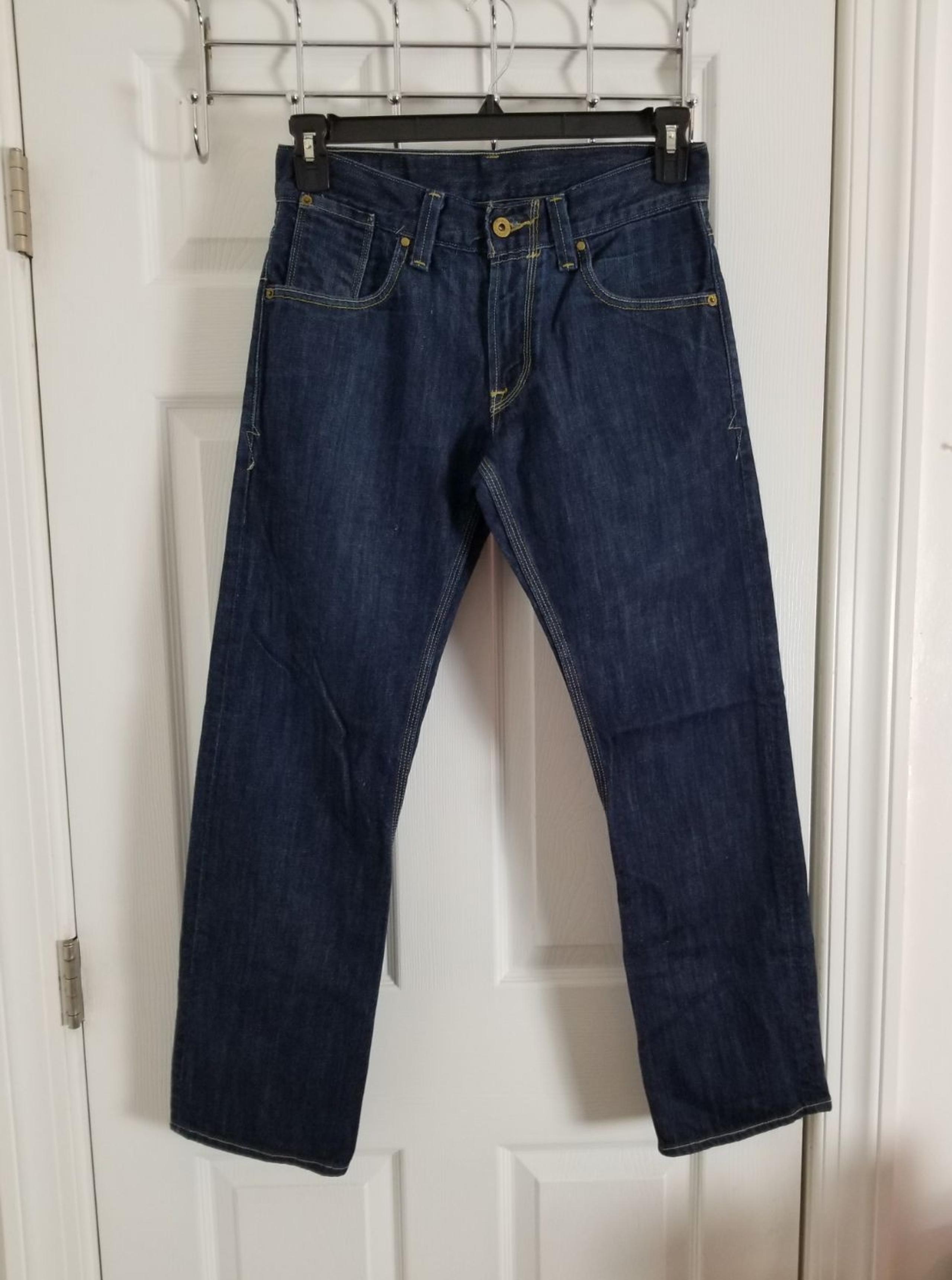 Mens Dark Levi's Slim Straight 514 Jean