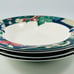 Set of 4 Christopher Stuart Optima HK201 Pasha’s Palace Rimmed Soup Bowls