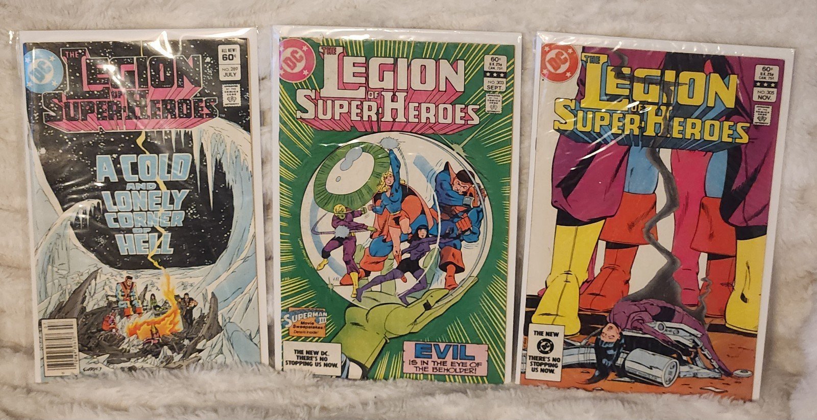 Legion of Superheroes #289 (1982), #303 (1983), #305 (1983) DC Comics