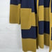 J.Crew Juliette Collarless Sweater Blazer M Rugby Striped Navy Yellow Wool Blend