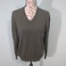 Brooks Brothers Green V Neck Sweater Men's Size medium Extra Fine Merino Wool