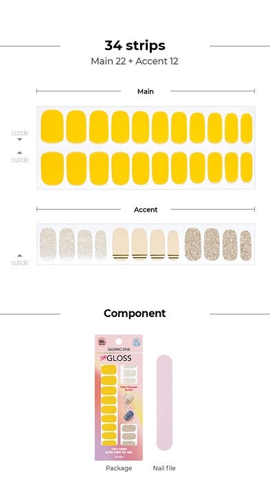 Select Randomly 50 sets Nail Strips + Tips