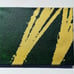 LUCKY Set of 2 Original Abstract Green & Gold Pendulum Paintings/Original Art sz