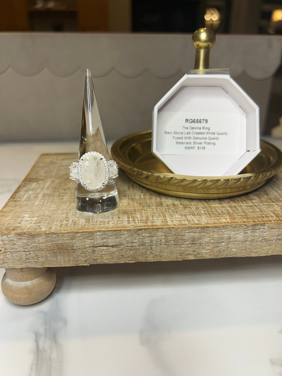 Bomb Party Resort RG65679 The Devina Ring Size 9