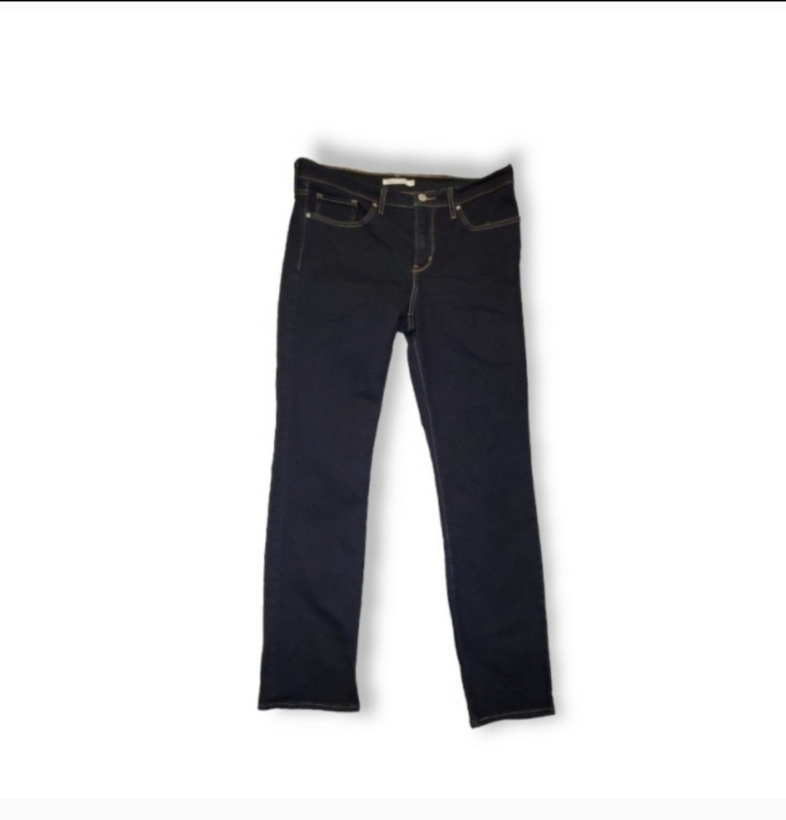 Levis Womens 314 Shaping Straight Jeans | Size 31 | Navy Blue
