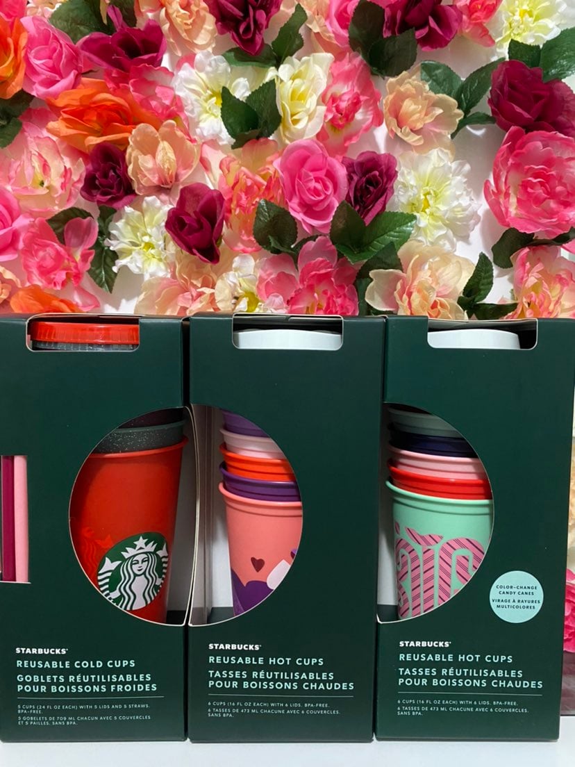 Starbucks reusable cups