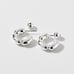 NEW Jenny Bird Small Balloon-shaped Hoops In Silver