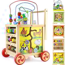 Wooden Toys for Boys Girls Activity Cube Gift Set -VD63