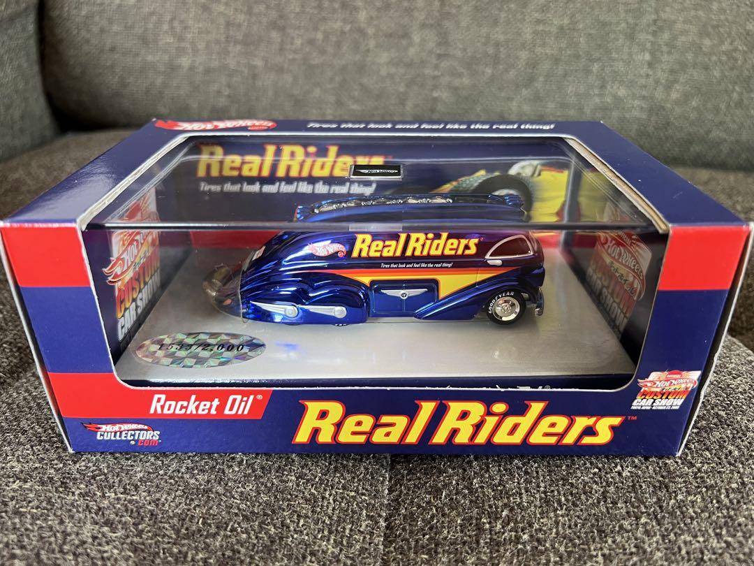 2005 Hot Wheels ROCKET OIL REAL RIDERS 1:64 BLACK Limited