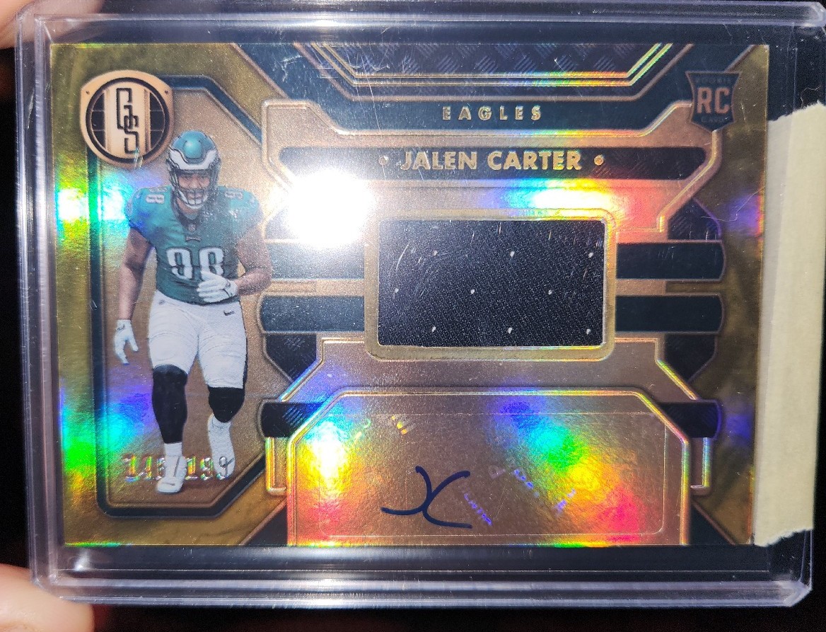 Jalen carter gold standard auto patch