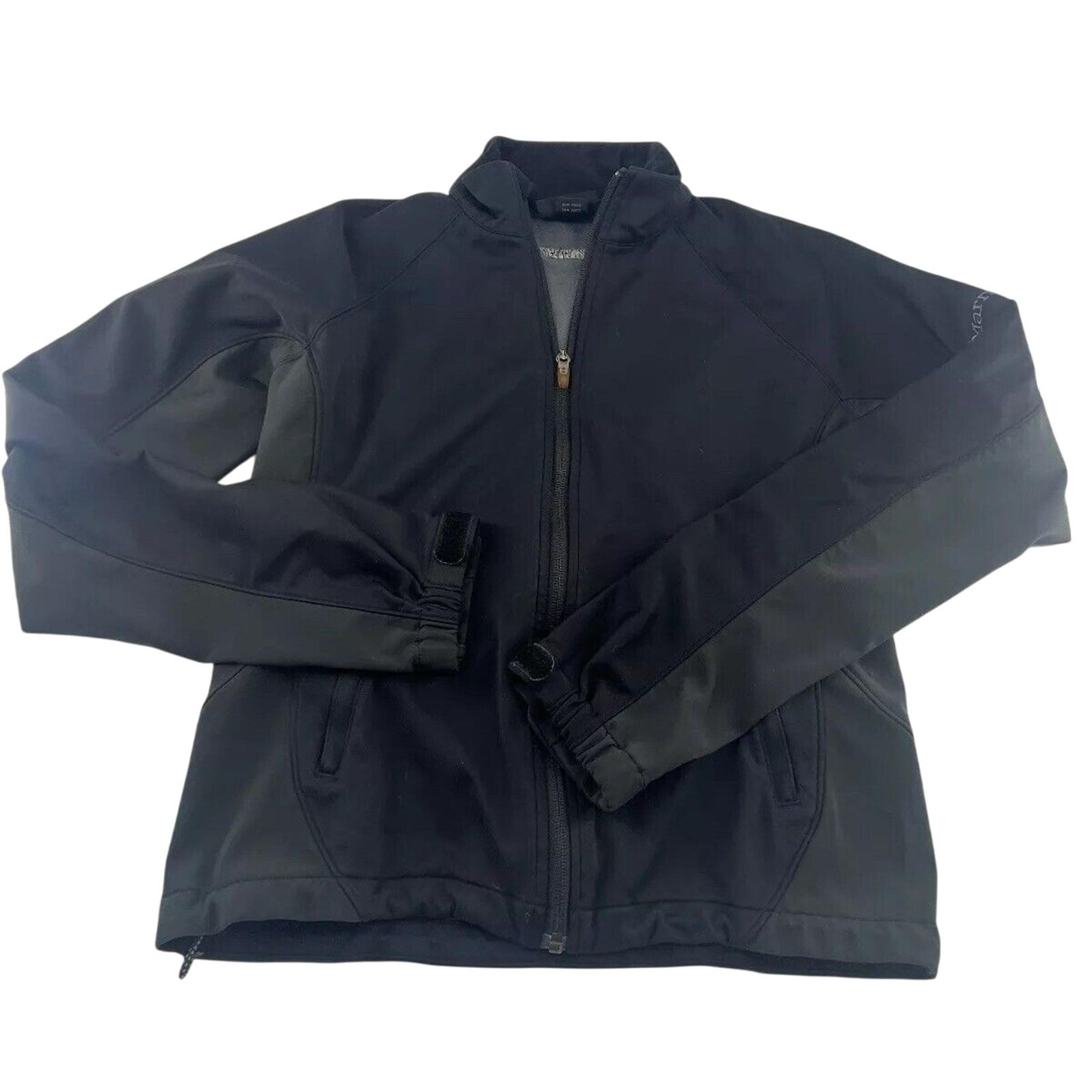 Marmot Jacket Women Medium Black Full Zip Sweatshirt Outdoor Running Lightweight
