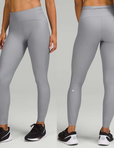 Lululemon SenseKnit High-Rise Running Tight Sz 8/28 In Rhino Grey