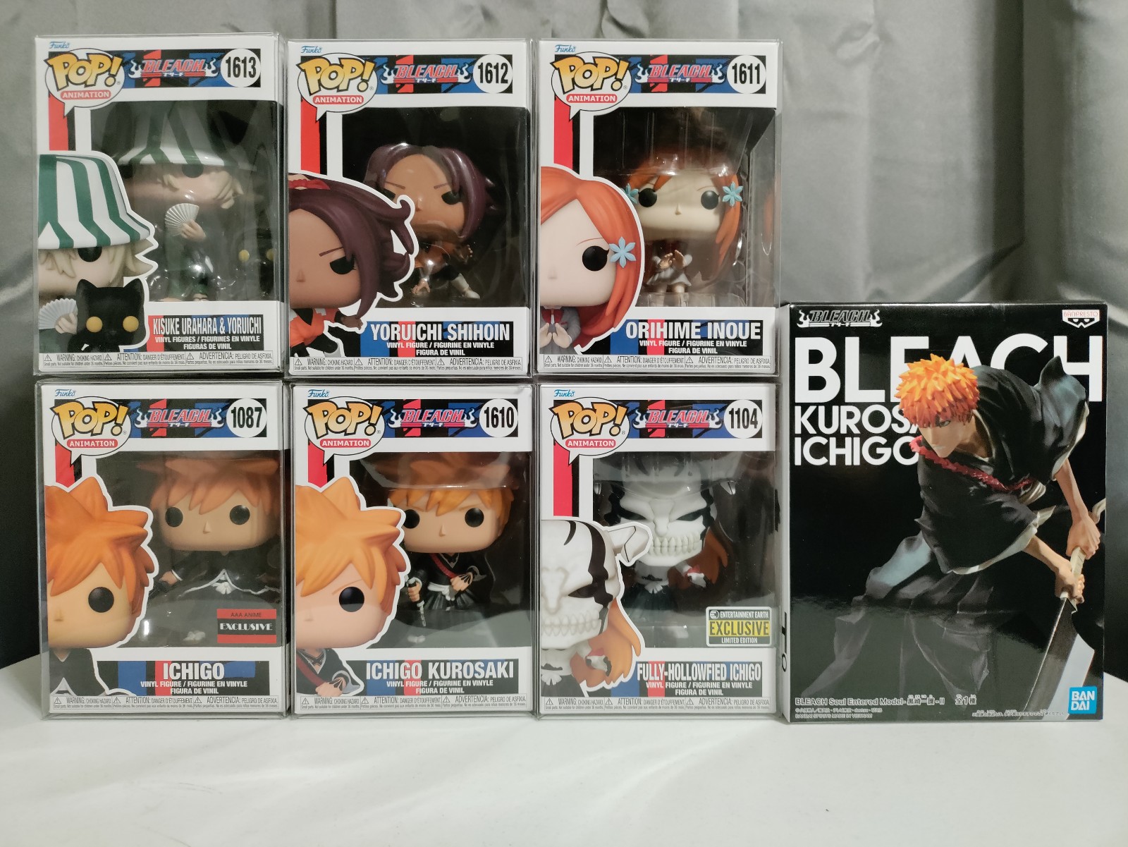 Bleach Lot Funko Pops and Figure