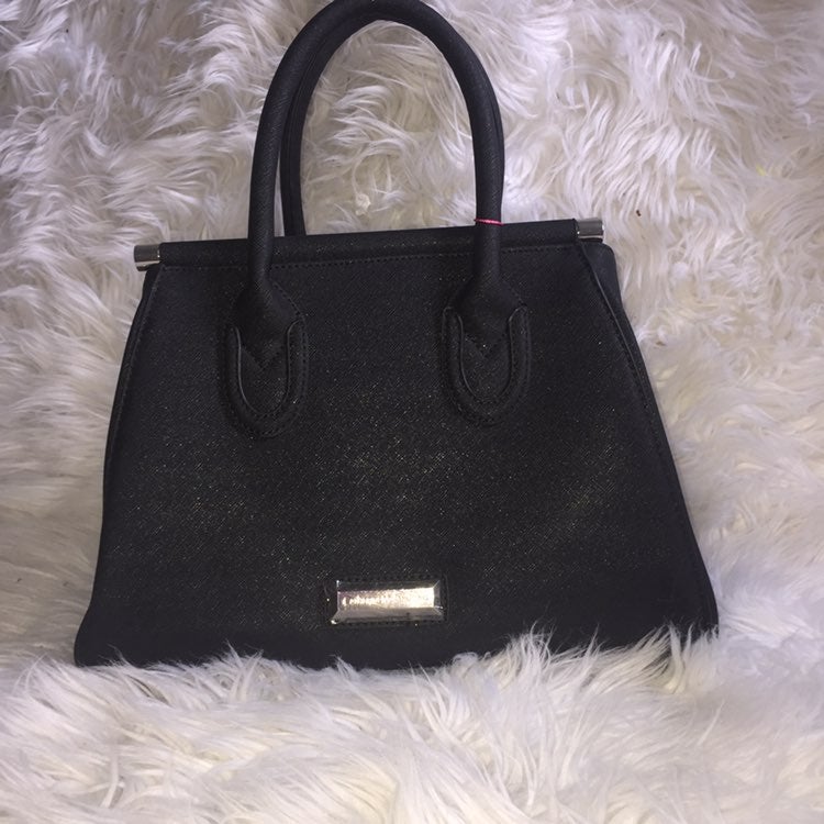 Catherine maladrino black satchel bag