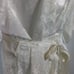 Victoria's Secret Vintage Gold Label Ivory Jacquard Kimono Robe O/S Tassel Belt