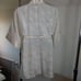 Victoria's Secret Vintage Gold Label Ivory Jacquard Kimono Robe O/S Tassel Belt