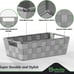 Closet Organization And Storage Baskets - Set of 9 Baskets for Organizing