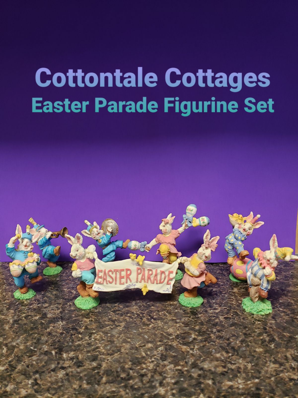 Cottontale Cottages Easter Village Set