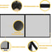 Garage Door Screen for 2 Car Garage 16x7Ft Fiberglass Mesh Door Screen Magnetic