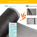 Garage Door Screen for 2 Car Garage 16x7Ft Fiberglass Mesh Door Screen Magnetic