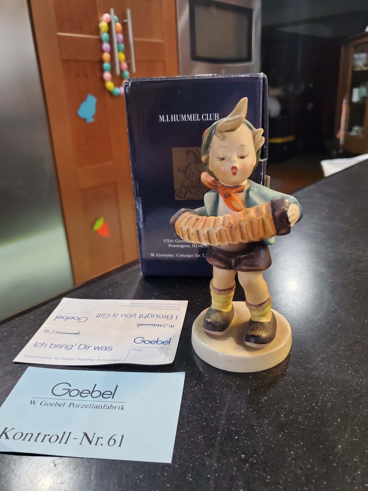 Goebel Hummel Figurine: Accordion Boy #185