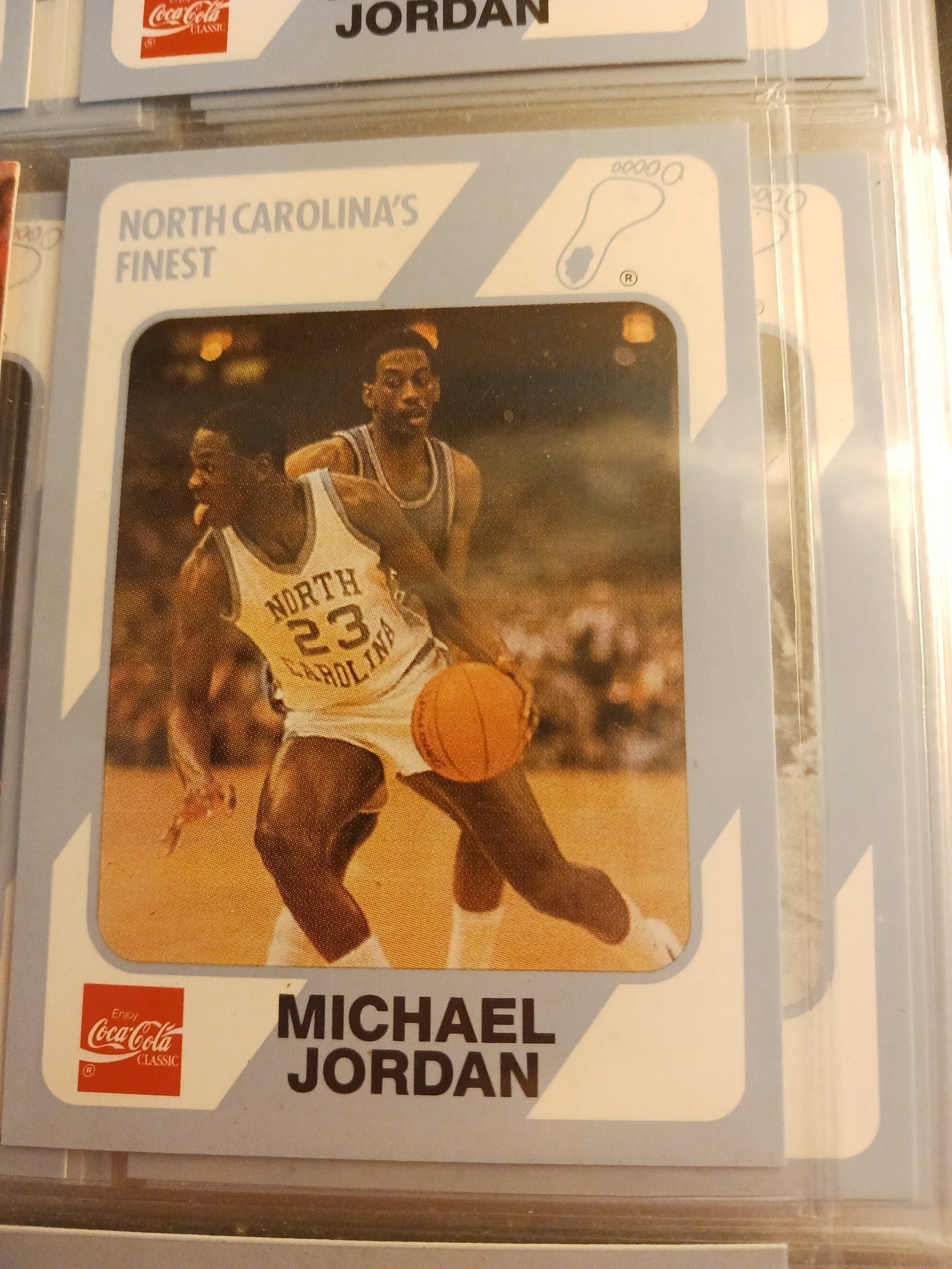 Michael Jordan North Carolina card #17