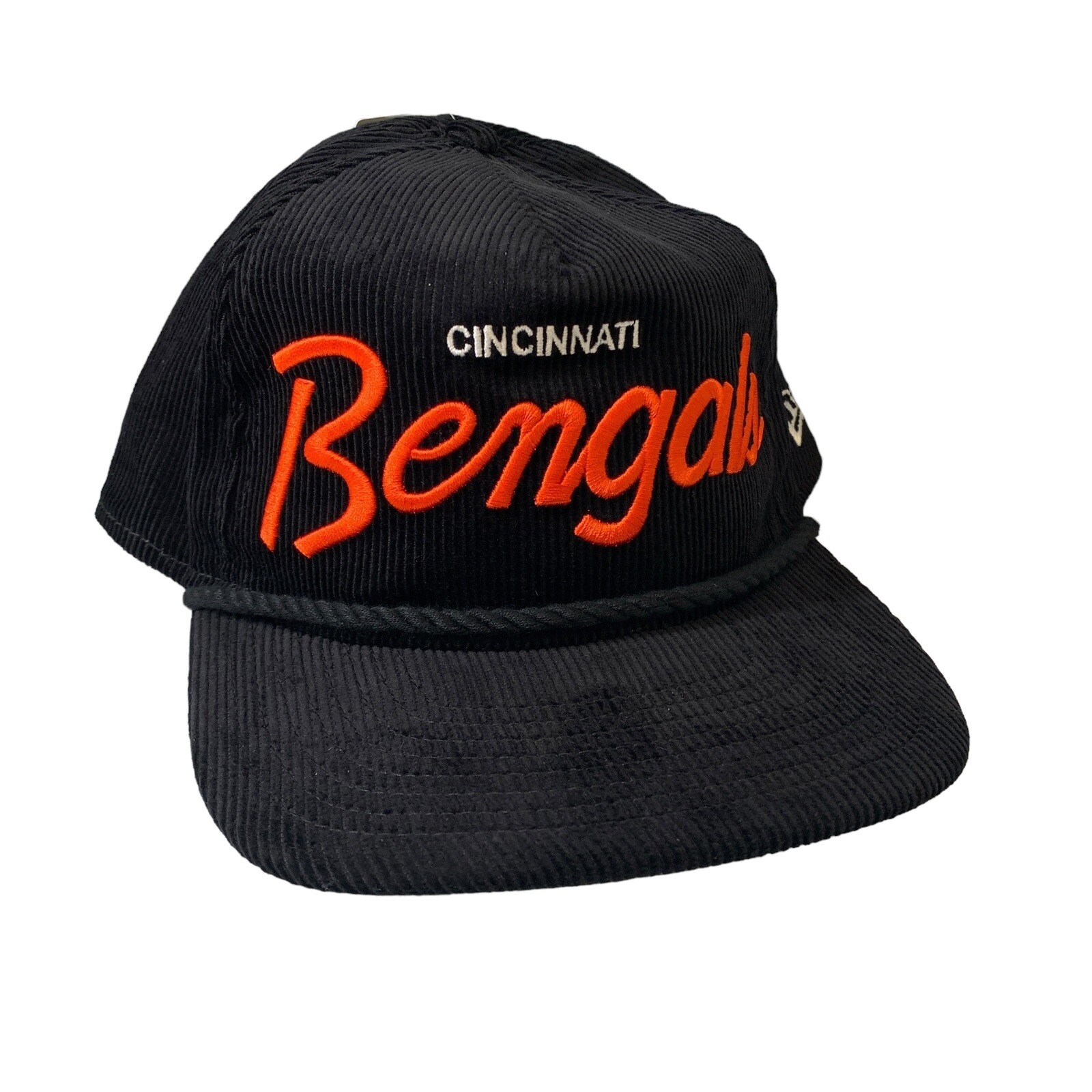 Cincinnati Bengals New Era NFL Corduroy The Golfer Snapback Adjustable Cap OSFM