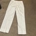 Lafayette 148 Women's 8 Straight Leg Slacks White Trouser Pant Coastal Preppy