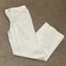 Lafayette 148 Women's 8 Straight Leg Slacks White Trouser Pant Coastal Preppy