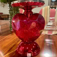 NWT Bath & Body Works Sold Out❣️3 Wick Candle Heart Globe LightUp Pedestal