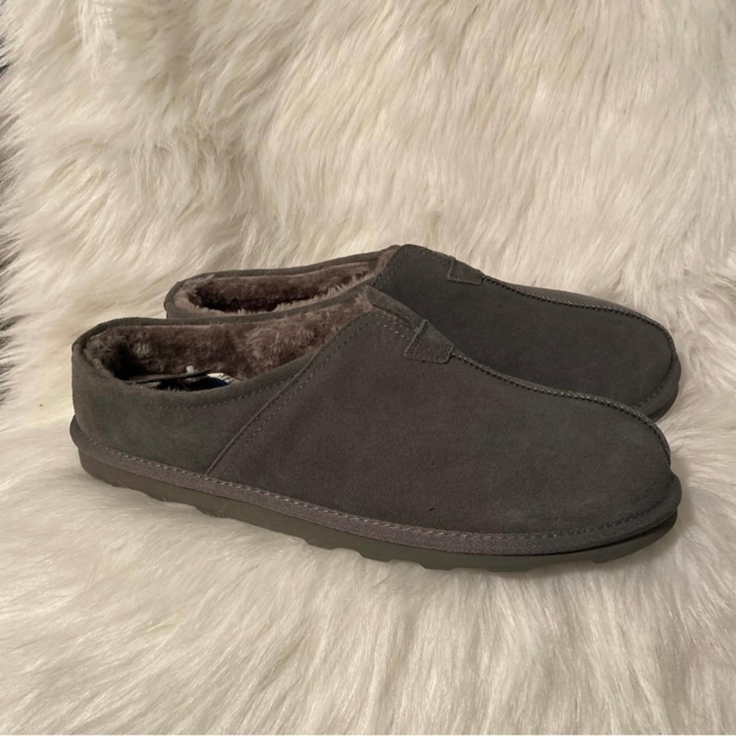 George Slippers Mens Size 13/14 Genuine Suede Indoor/Outdoor Sole New With Tags