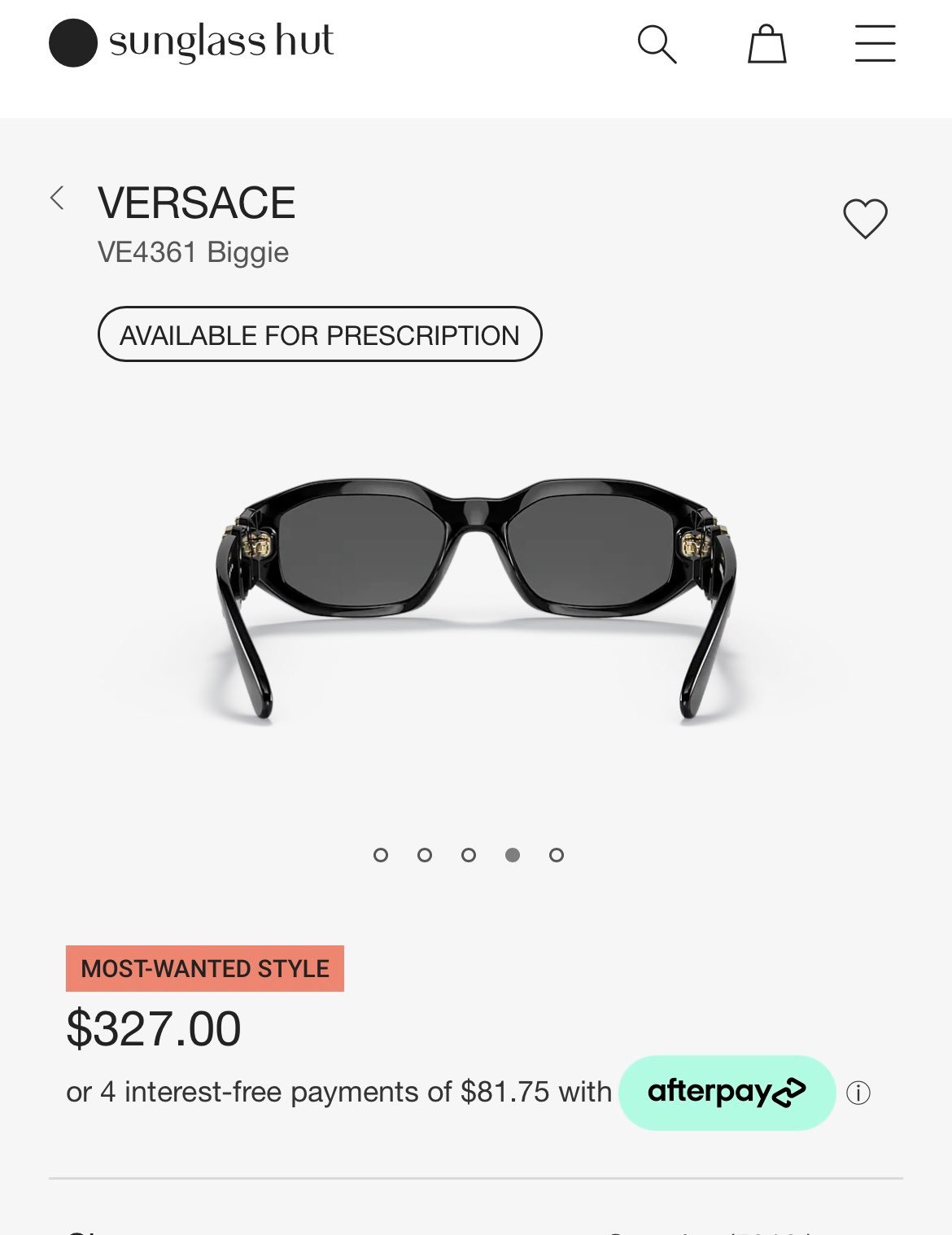 Versace glasses