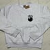 Men XL Stussy 8 Ball Crewneck Sweater Ash Heather Grey Pullover New Rare