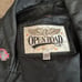 Black leather jacket