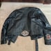 Black leather jacket